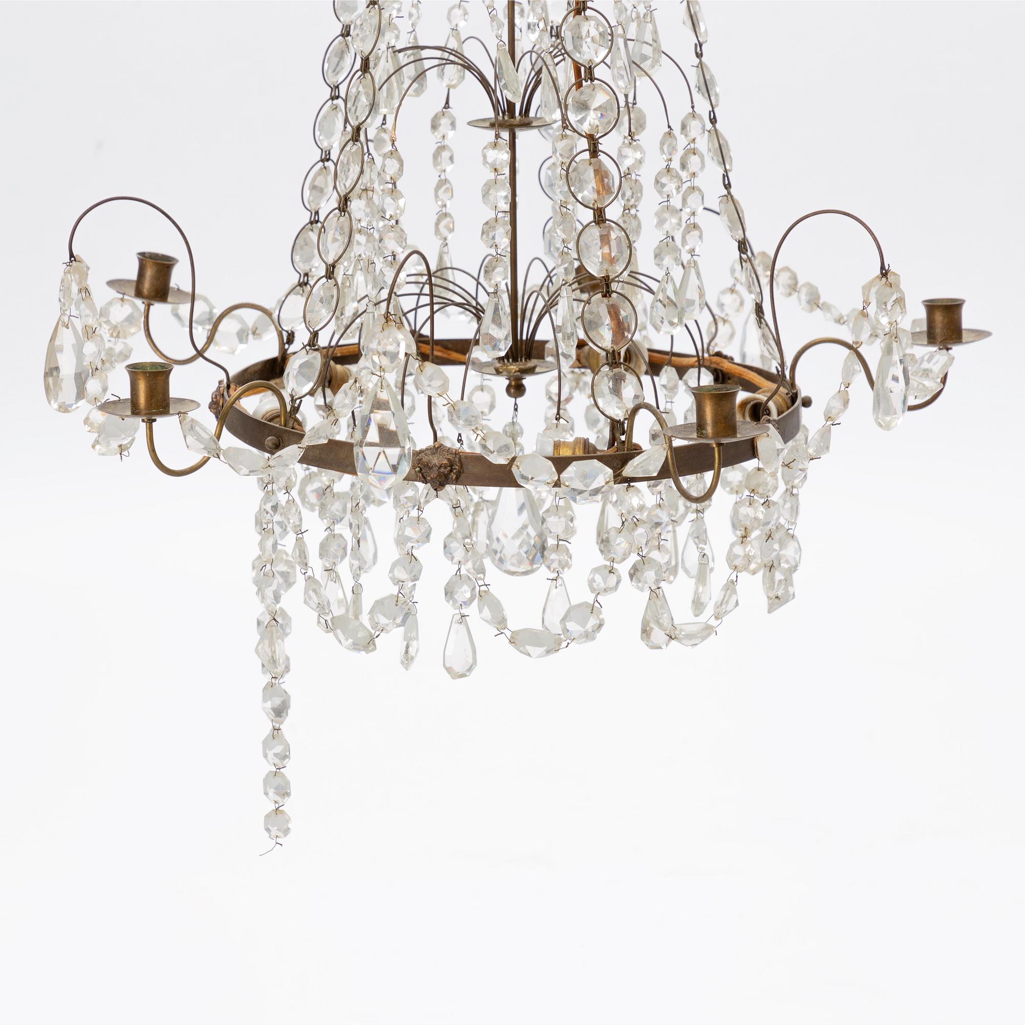 Chandelier, early 20th century.