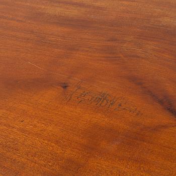 A mahogany veneered secretaire by Daniel Sehfbom, Stockhom 1800-1837.