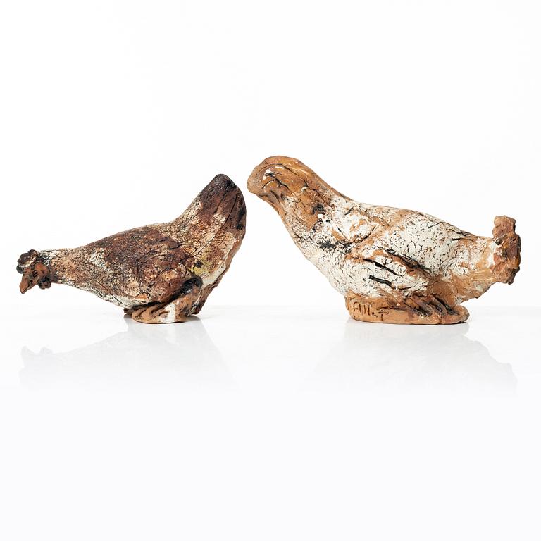 Henrik Allert, A rooster and a hen.