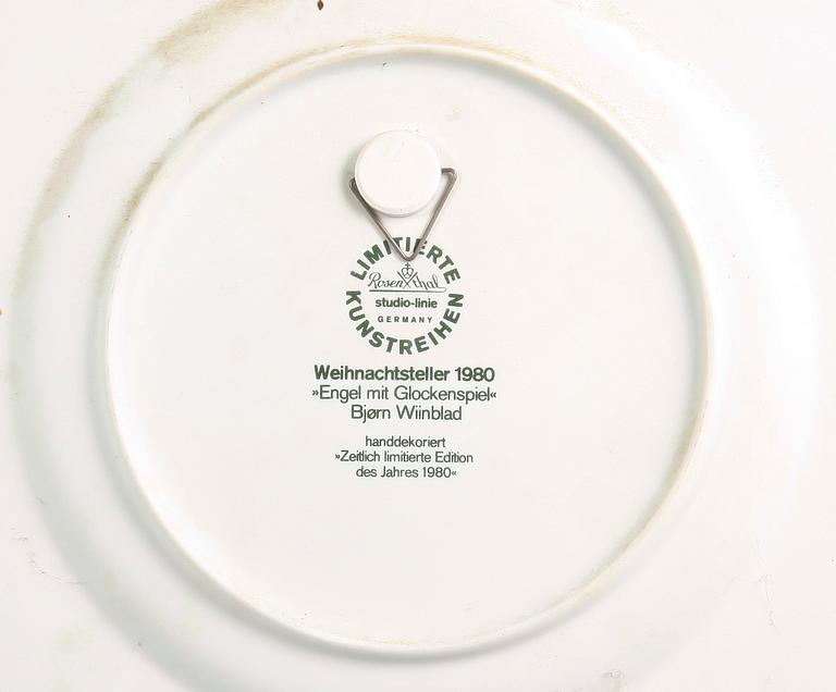 JULTALLRIKAR, 6 st, porslin, Björn Wiinblad, Rosenthal.