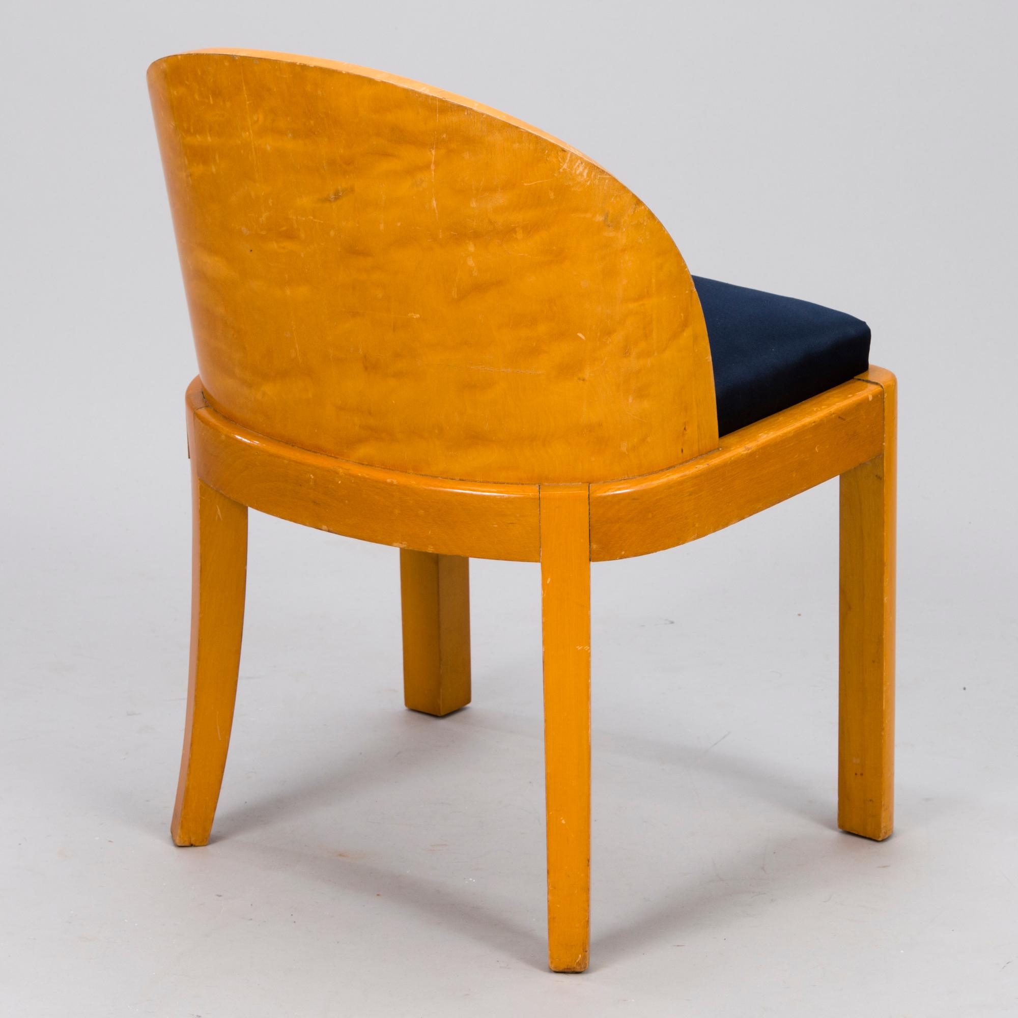 CHAIR, birch, 1920´s-30´s.