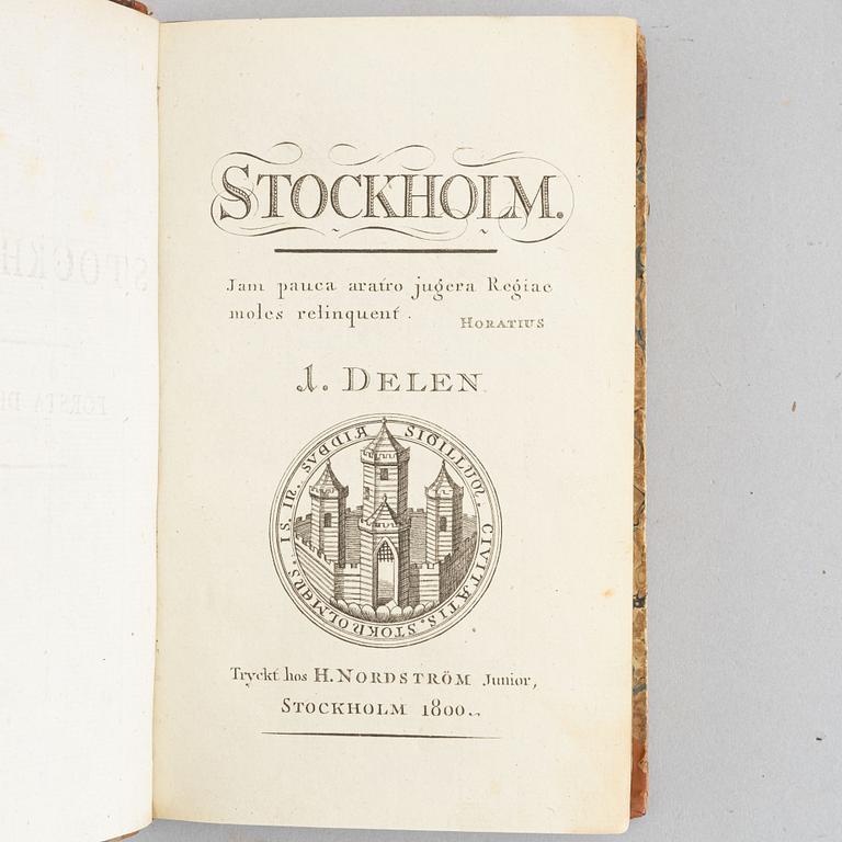 Stockholmiana 1685-1829, 8 vol.