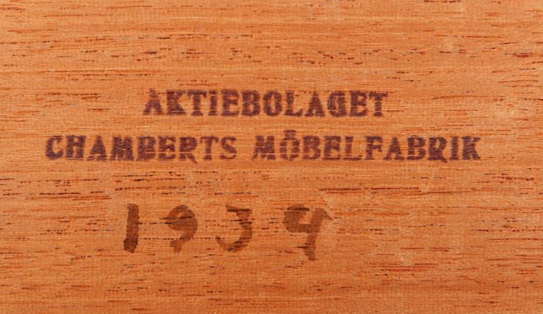 SEKRETÄR, Chamberts Möbelverkstad, 1930-tal.