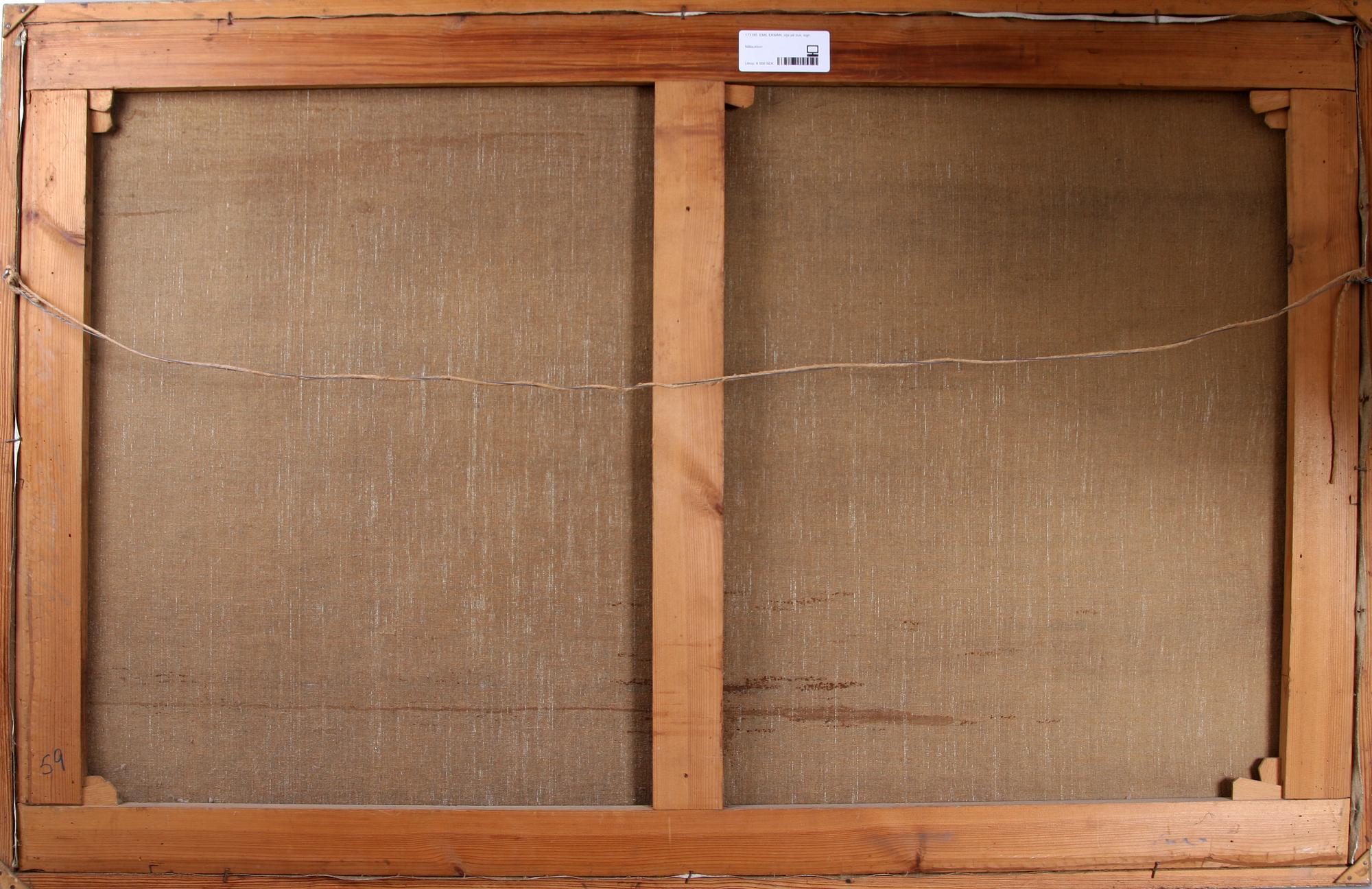 EMIL EKMAN, olja på duk, sign.