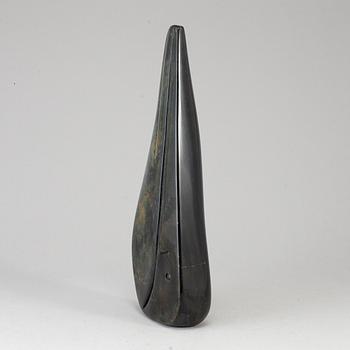 A ZACHARIAH NJOBO stone sculpture, signed.