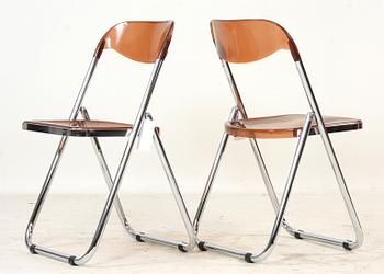 KLAPPSTOLAR, 4 st, MSA, Italien, 1900-talets tredje kvartal.