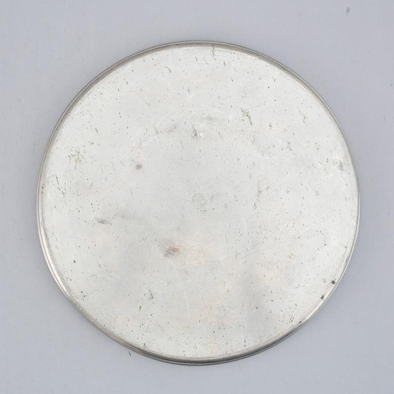 FIRMA SVENSKT TENN, a pewter tray. Stockholm 1930.