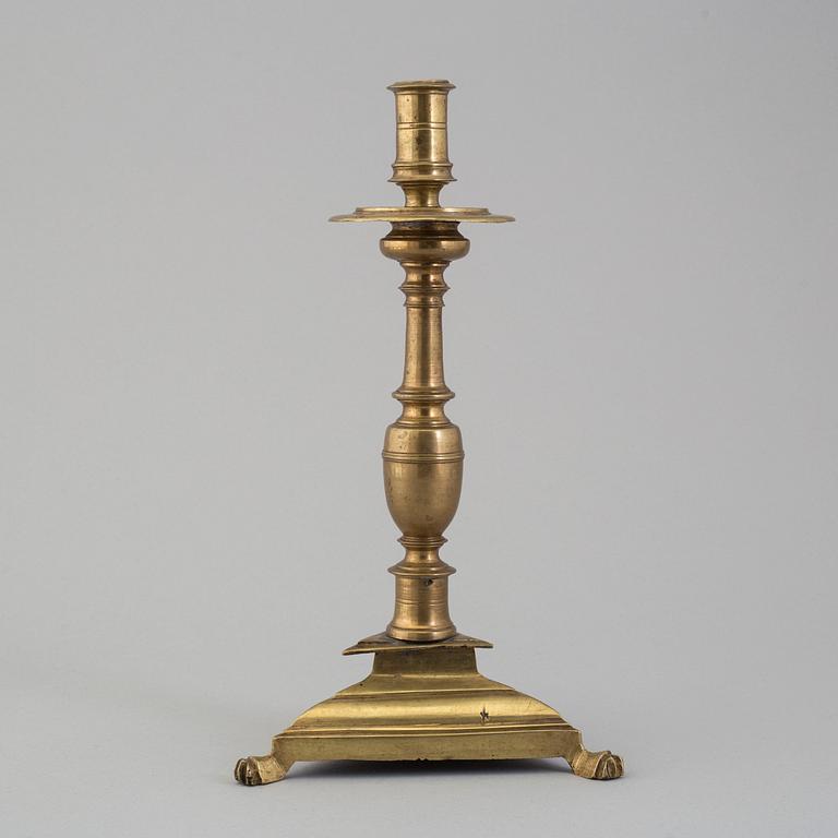 LJUSSTAKE, brons, 1600-tal.