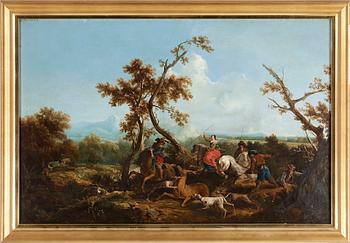 OKÄND KONSTNÄR, olja på duk, ej signerad, 1800-tal.