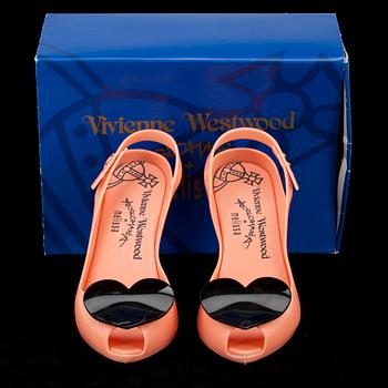 KENGÄT, slingbacks peeptoella, Vivenne Westwood Anglomania + melissa.