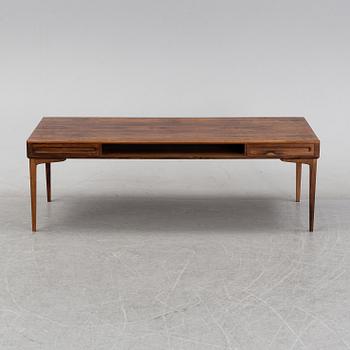 A 1960's rosewood coffee table.