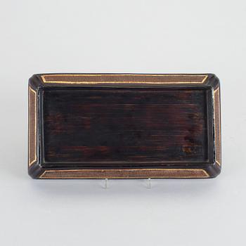 TRAY, lacquerware, Qing dynasty, 19th century.