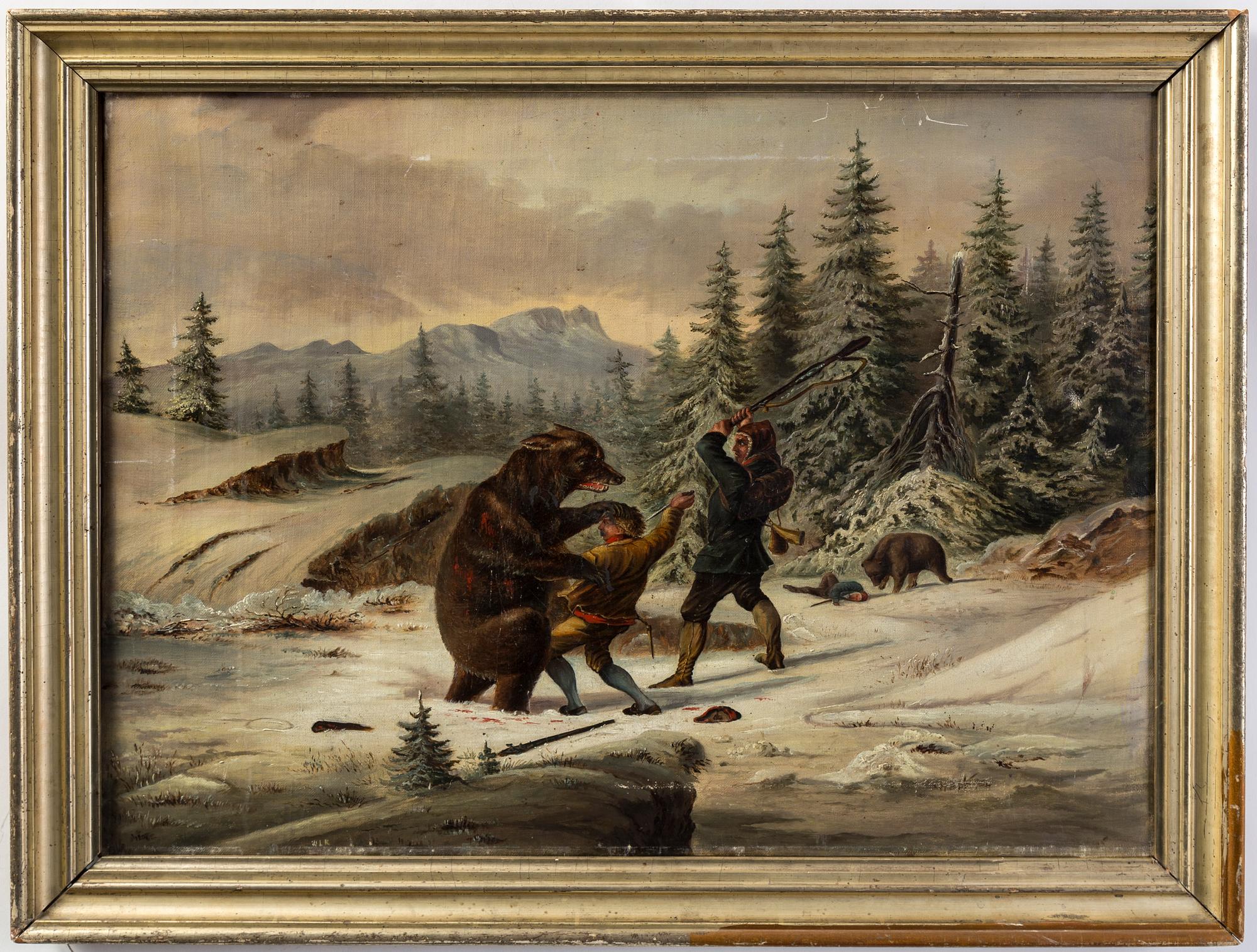 UNKNOWN ARTIST, 19th Century, oil on canvas, signed. - Bukowskis