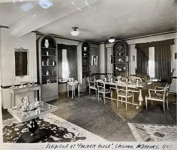 Axel Larsson, biblioteksbord, Swedish Grace, modell "802/5", Svenska Möbelfabrikerna, Bodafors, 1930-tal.