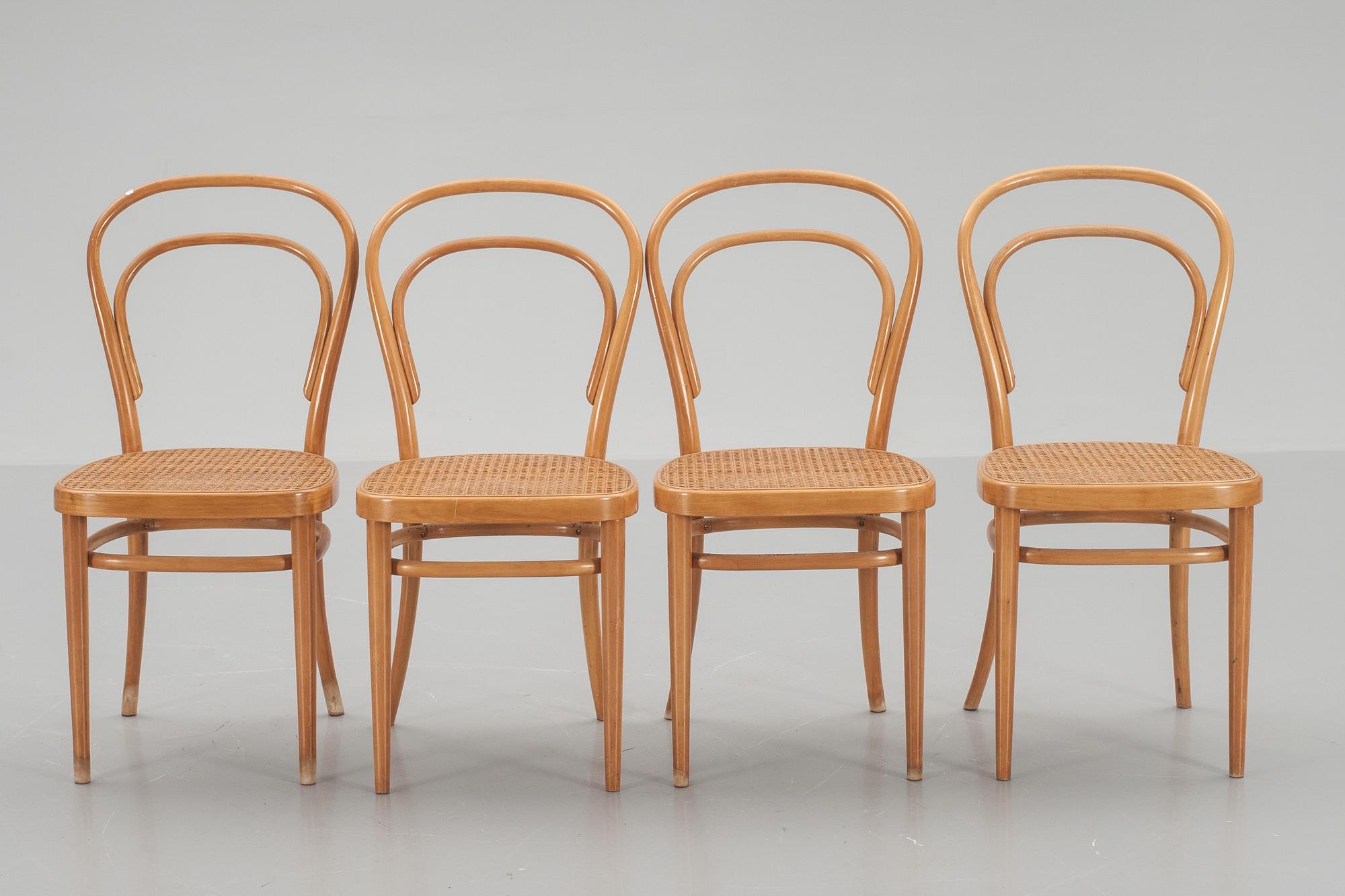 STOLAR, 4 stycken, Thonet.
