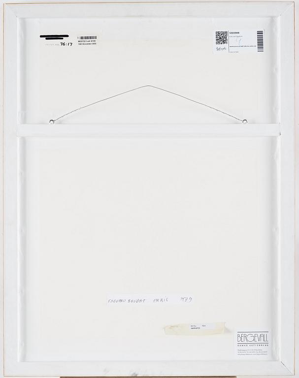 Edouard Boubat, photograph signed on verso.