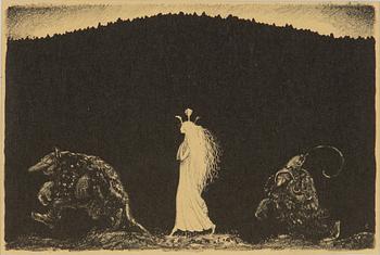 John Bauer, "Trollens Styfdotter".