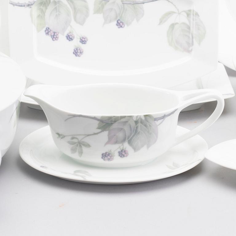 MATSERVIS, porslin, 59 delar, porslin, "Maria Björnbär", Rosenthal.
