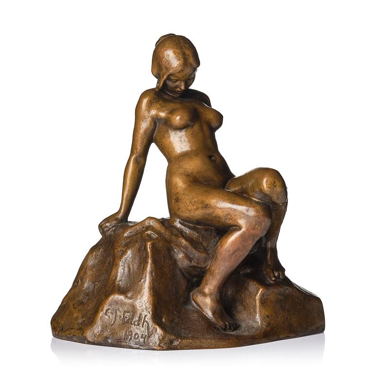 Carl Eldh, "Seated Girl".