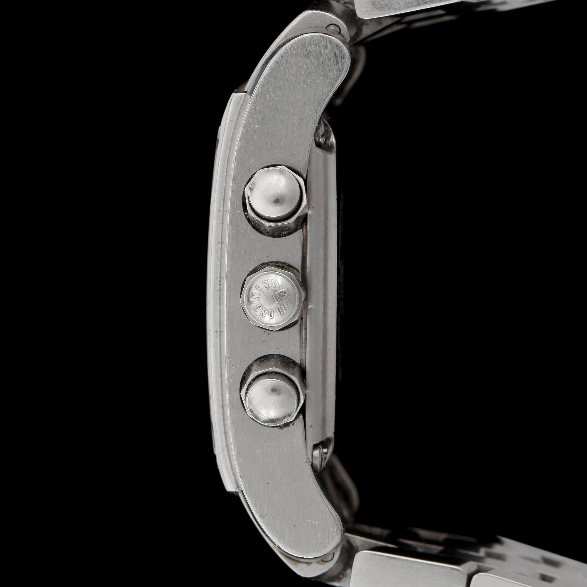 ARMBANDSUR, herr, Longines, Dolce Vita, kronograf, stål.