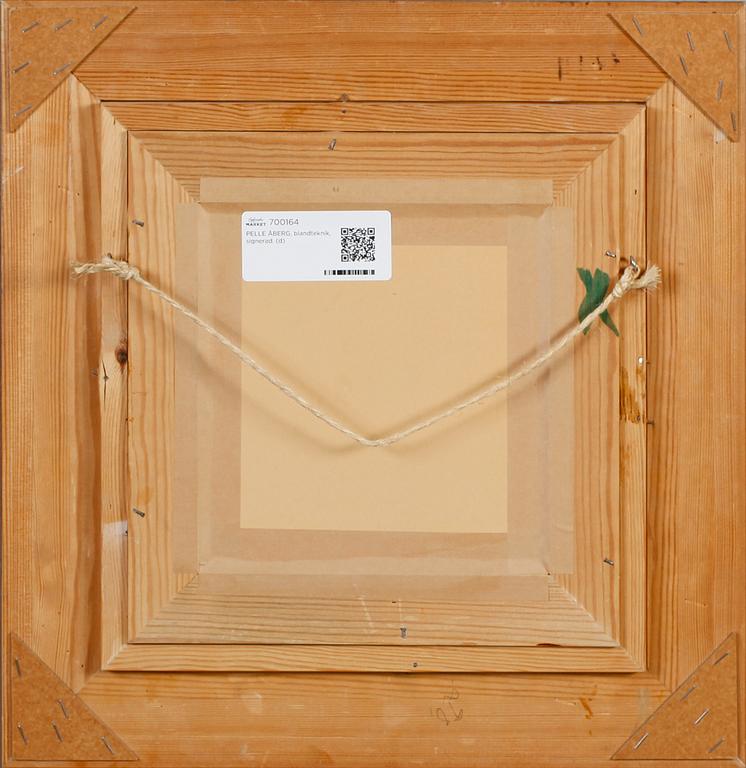 PELLE ÅBERG, blandteknik, signerad.