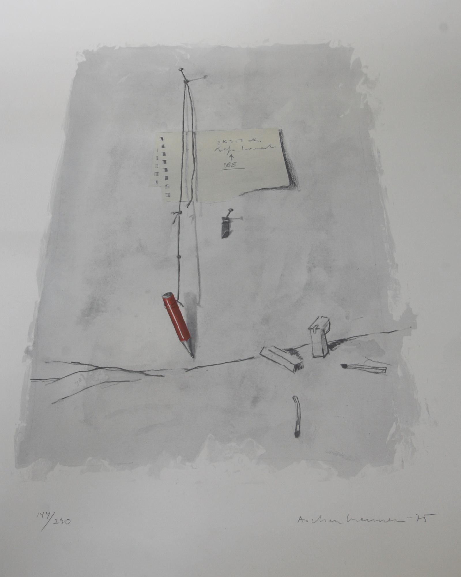 PARTI GRAFIK, 3 delar. Lennart Aschenbrenner, Karlmark och Janeric Johansson.