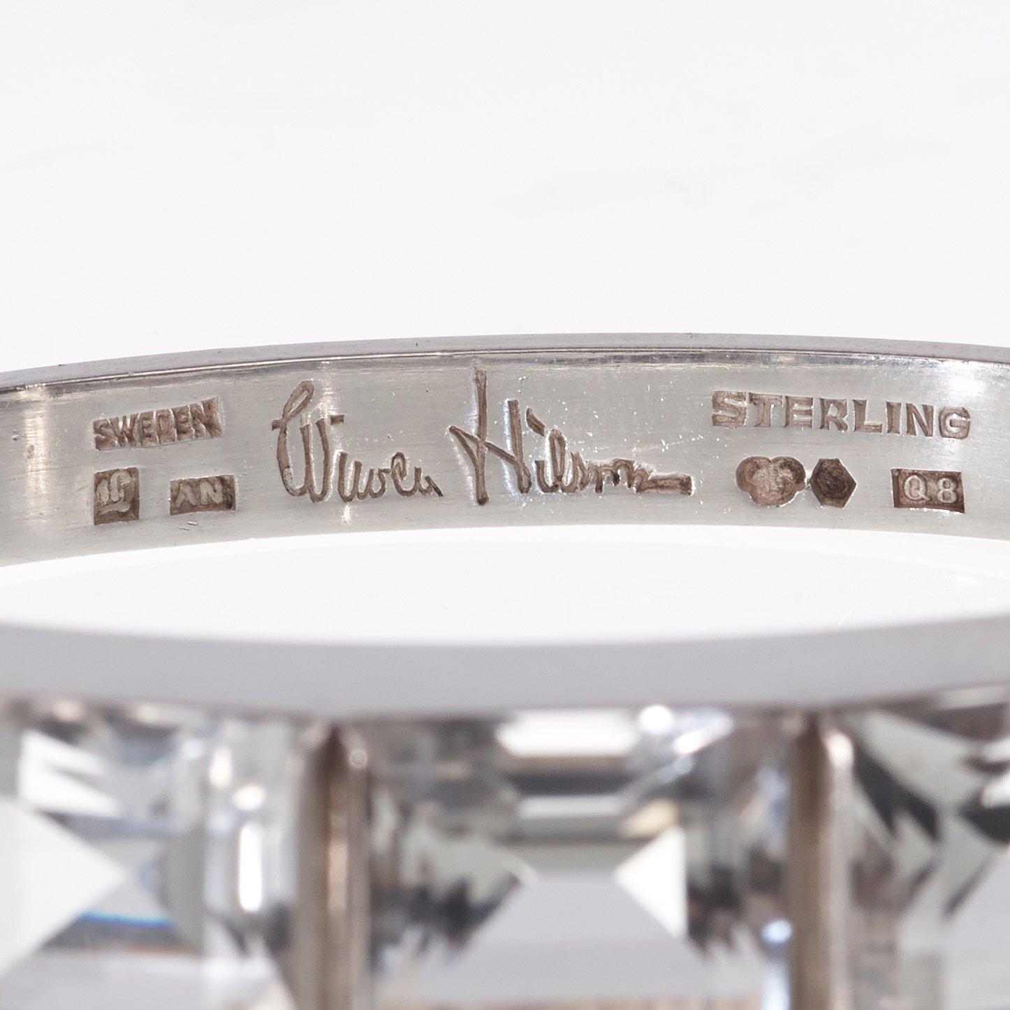 A Wiwen Nilsson sterling bangle, Lund 1942.