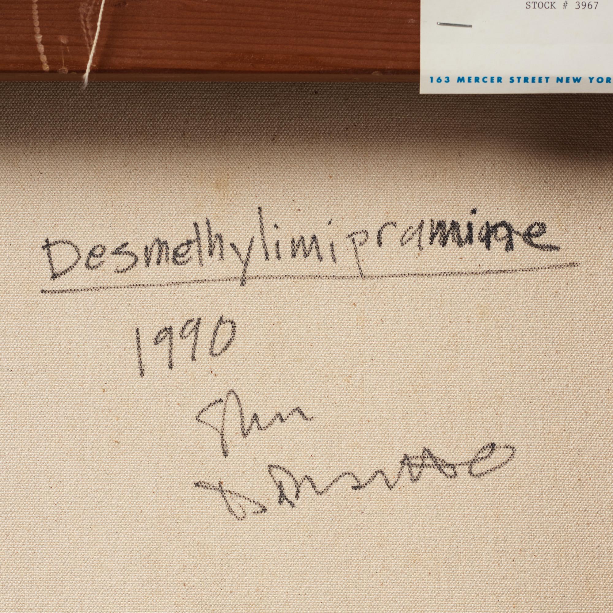 Steve di Benedetto, akryl på duk, signerad och daterad 1990 a tergo.