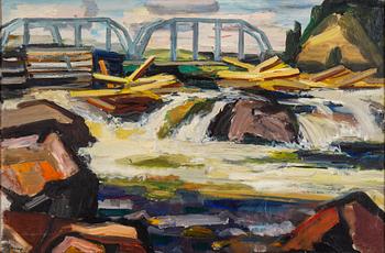 CARL GUNNE, oil on canvas, signed.