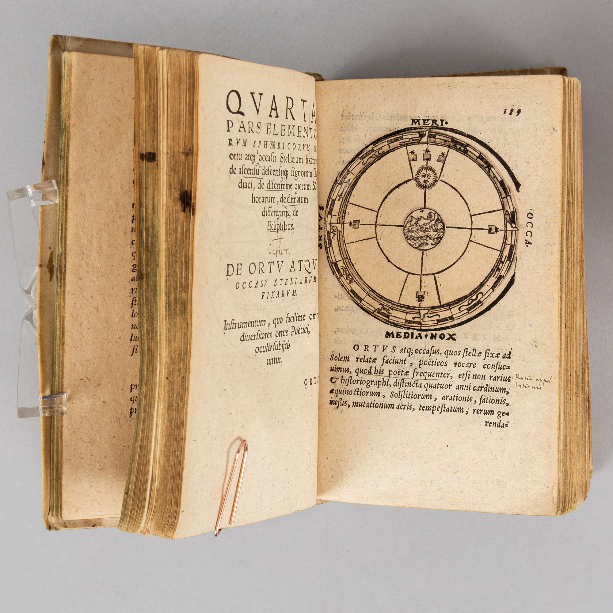 Astronomy, 3 works 1576-82, illustrations with movable parts.