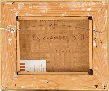 CARLOS REVILLA, oil on canvas, sined and dated-83.