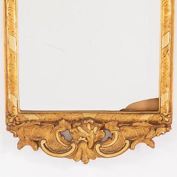 A mid 20th century Rococo style mirror.