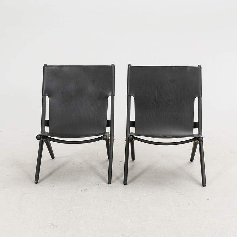 A 2022 easy chair 'Saxe chair' by Mogens Lassen, By Lassen Copenhagen.