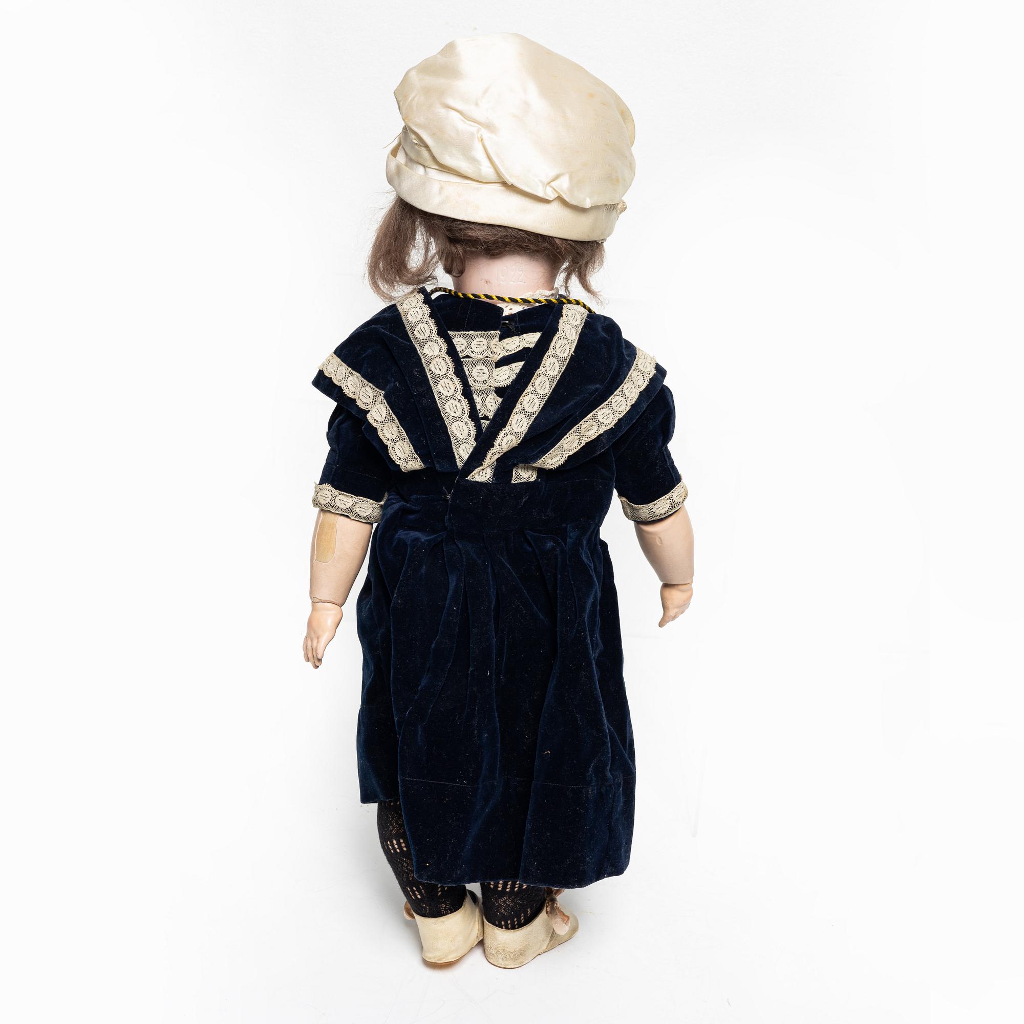 Docka, Ernst Heubach för Cuno & Otto Dressel, "Jutta Baby Dressel", 1922.