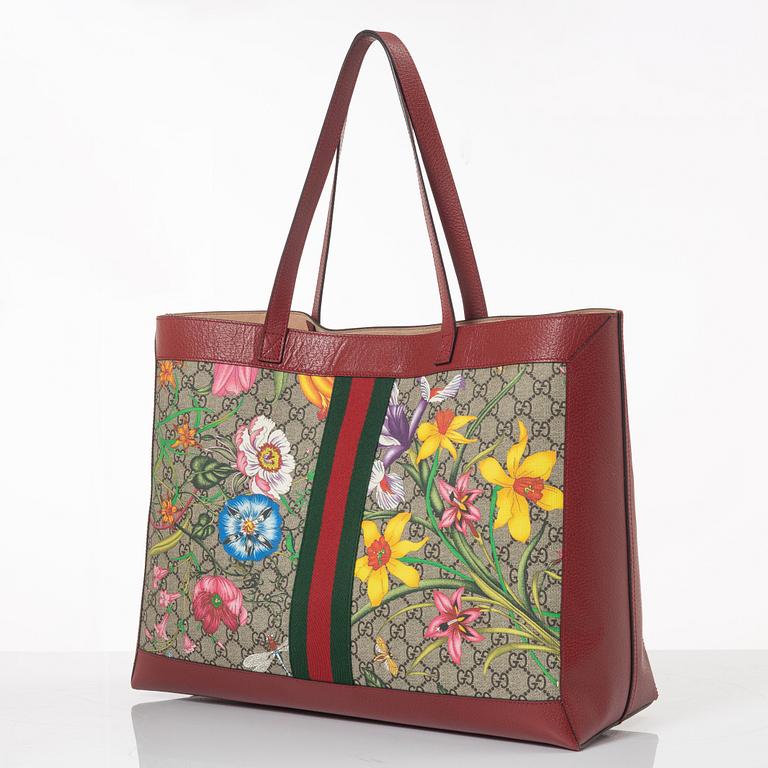 Gucci, väska "Ophidia GG Flora Tote Bag".