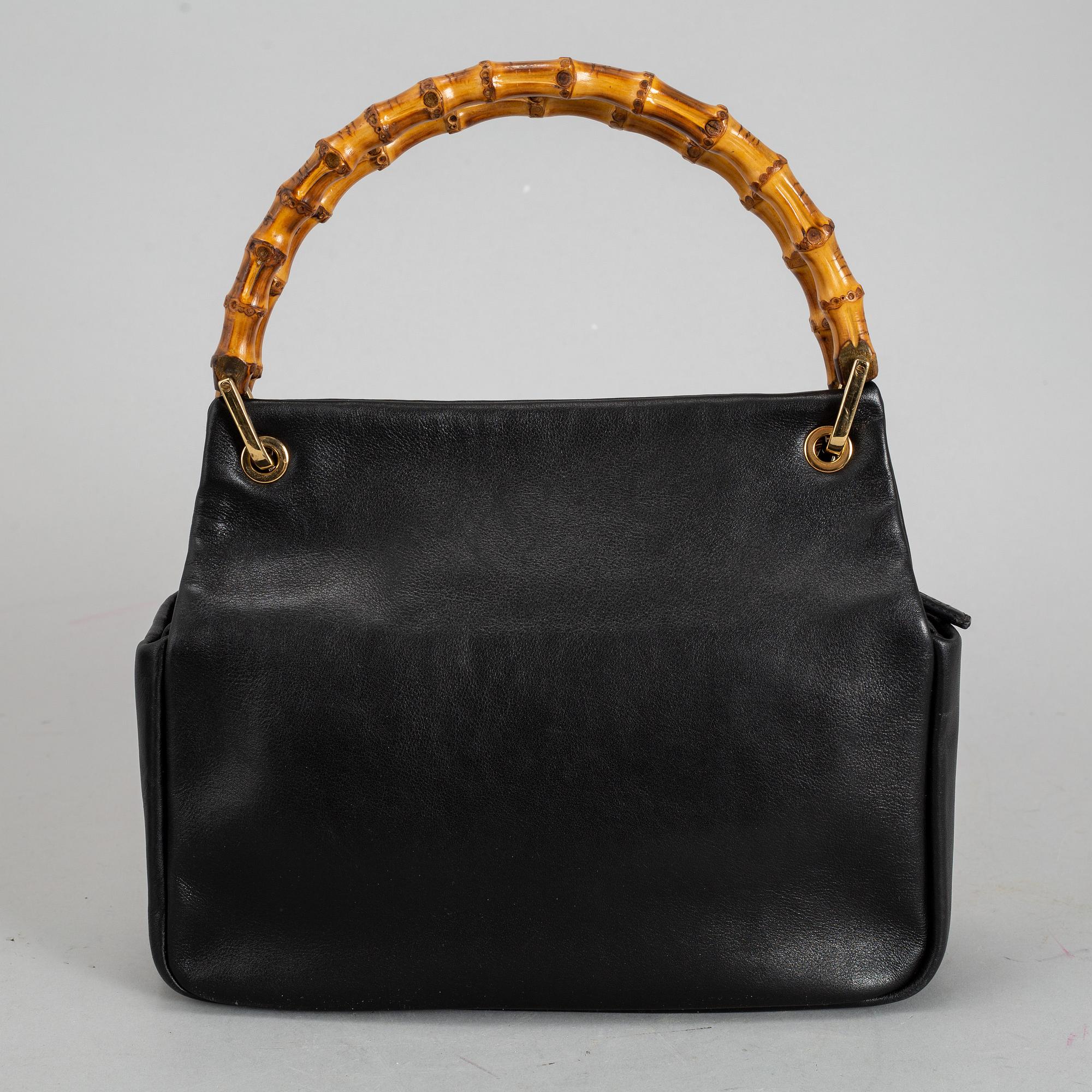 GUCCI, a 'Bamboo Leather tote'.
