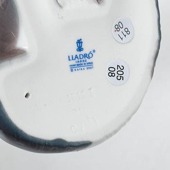 Lladró, 4 figurines, "The Chinese Zodiac": "A happy panda", "A cheerful panda", "The Rabbit", "Dance of the Dolphins".
