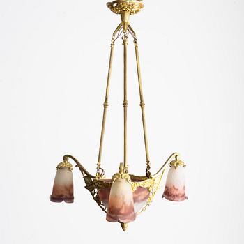 Ceiling lamp, Art Nouveau, early 20th century.