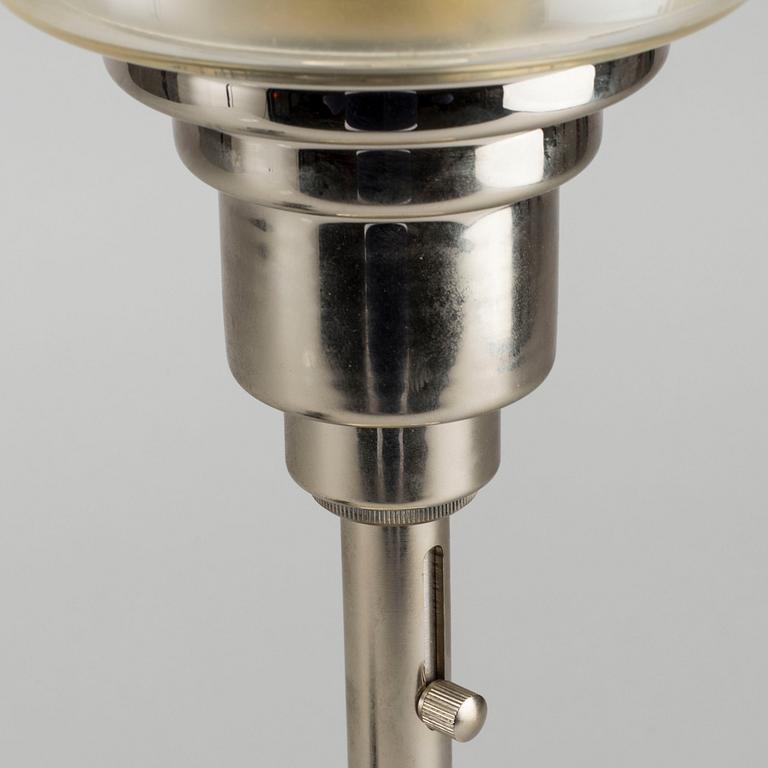 A Sistrah T4 lamp by Müller and Zimmer, Stuttgart, 1930s.