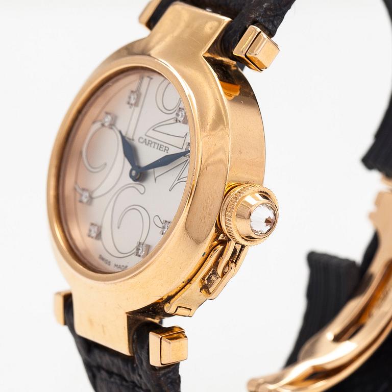 Cartier, Pasha, wristwatch, 32 mm.