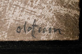 PIERRE OLOFSSON, färglitografi, signerad, numrerad 144/150.
