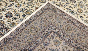 A Keshan carpet, 415 x 303 cm.