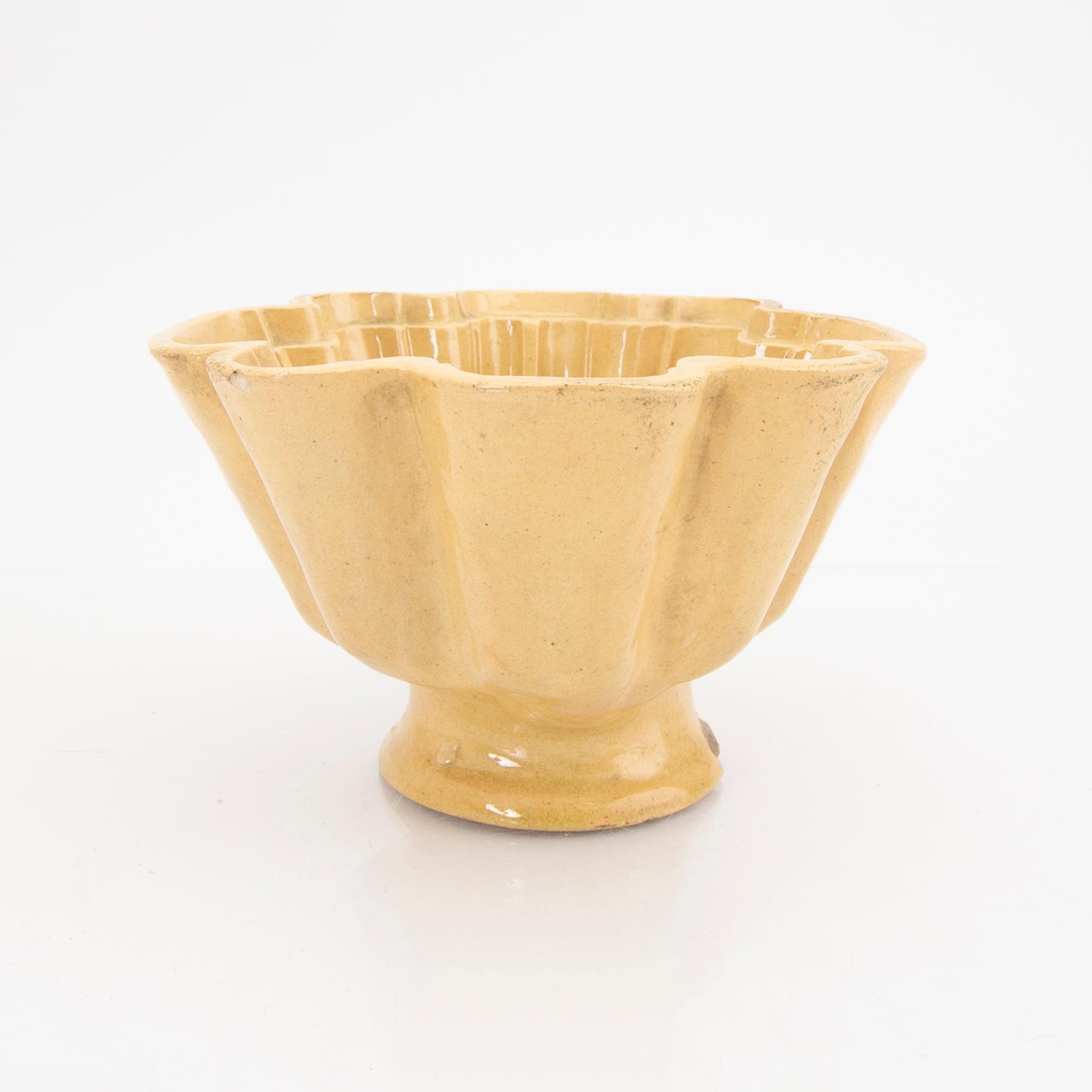 A set of five glazed earthenware moulds from Höganäs around 1900.