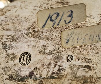 SOCKERSKRIN, silver, Christian Heise, Köpenhamn 1913. Vikt 493 g.