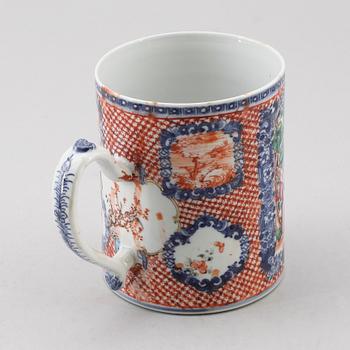 MUGG, porslin, Kina, Qianlong 1736-1795.