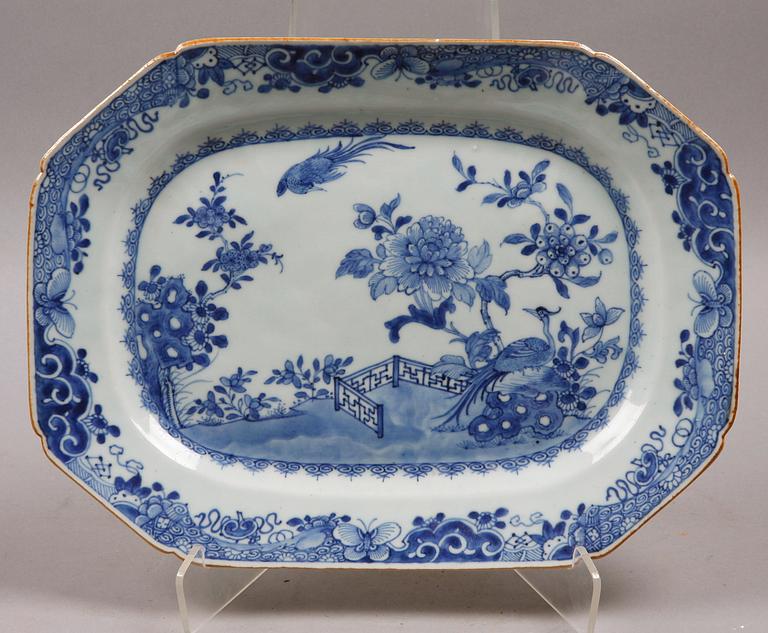 STEKFAT, porslin, Kina, 1700-tal.