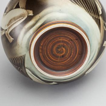 A STINA WEDEL/ GUNNAR NYLUND RÖRSTRAND VASE.