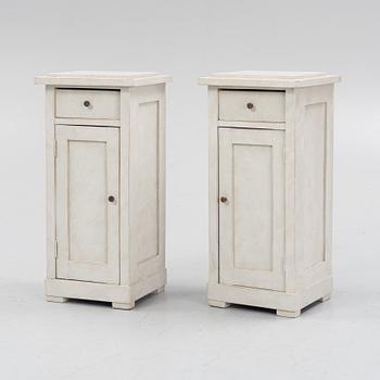 Sängbord, ett par, 1900-talets första hälft.