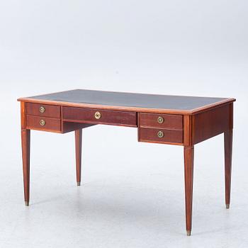A Gustavian style desk, mid-20th century.