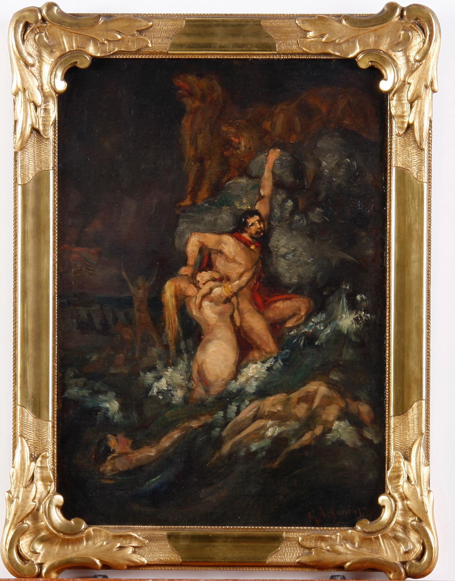 ARSENIUS, GEORG. Olja på duk. Sign.